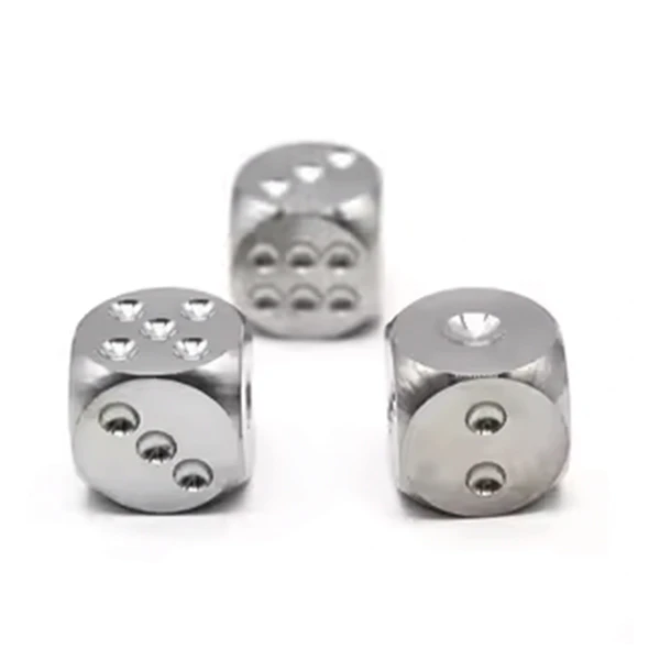 Titanium Alloy Dice Toy1 Titanium Alloy Dice Toy1